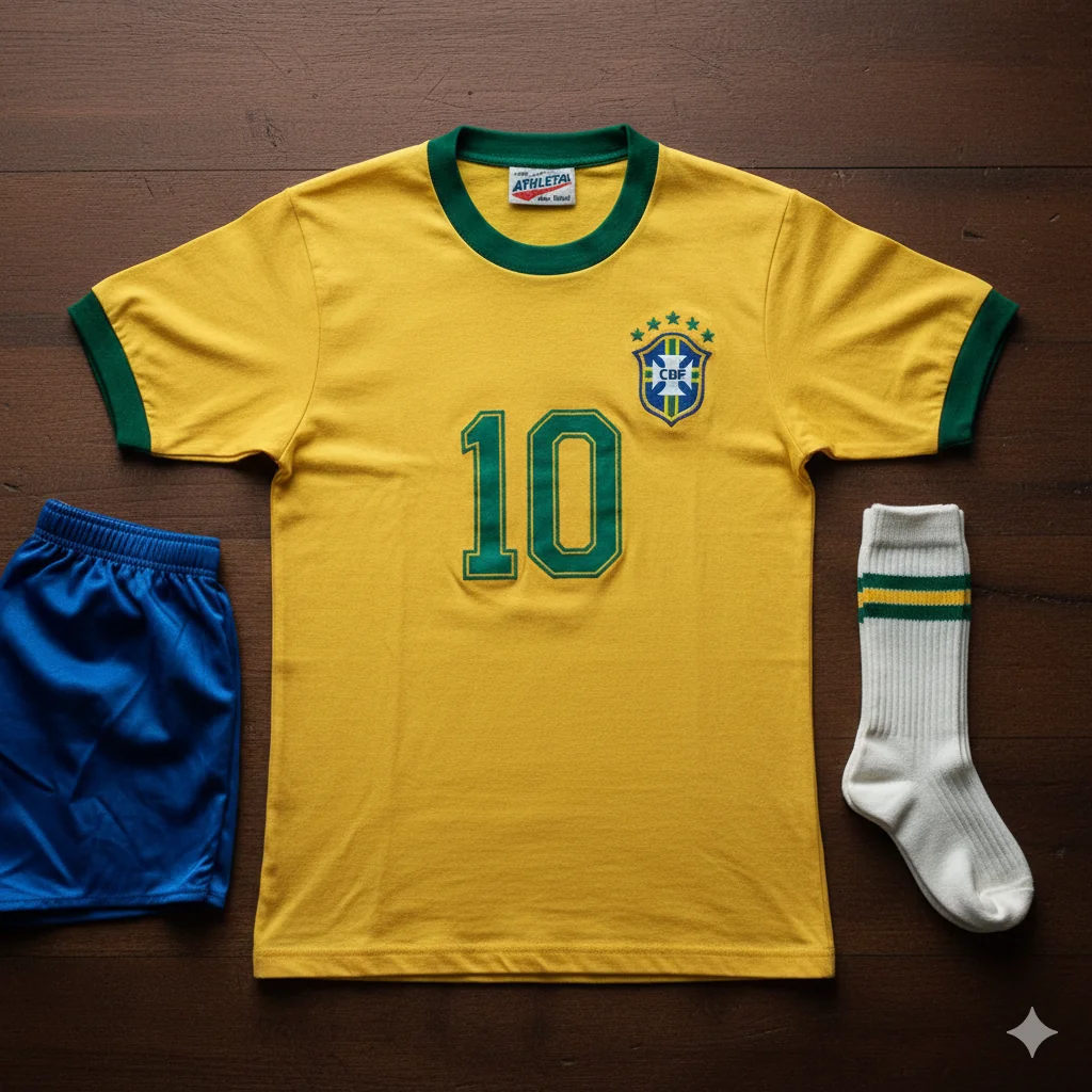 Camiseta de Brasil 1970